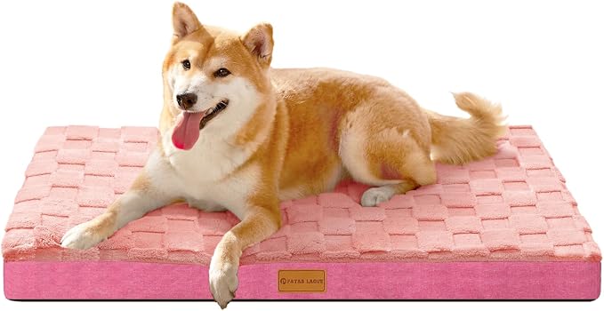 Patas Lague Orthopedic Dog Bed Medium Size Dog 30''X20'', Waterproof Soft Warm by PatasLague