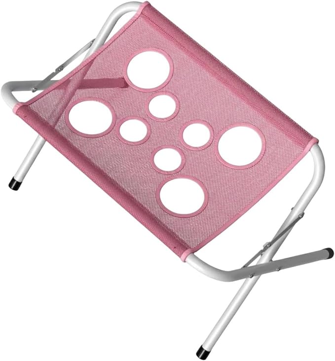 Grooming Pet Bath Stand Mesh Bathing Station, Pink by Aymzbd