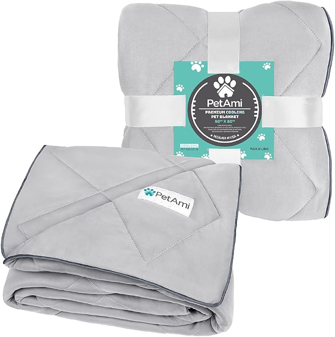 PetAmi Premium Cooling Dog Blanket | Lightweight Fluffy Pet Throw Blanket Bed - Image 6