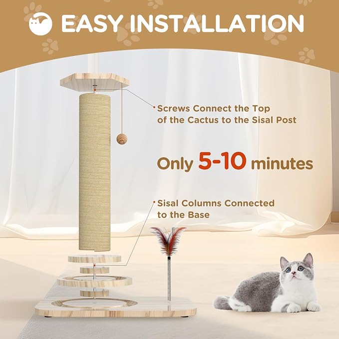 Cat Scratching Post, Small Scratching Post - Image 6