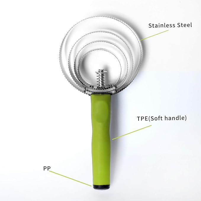 Reversible Stainless Steel Curry Comb - Image 4
