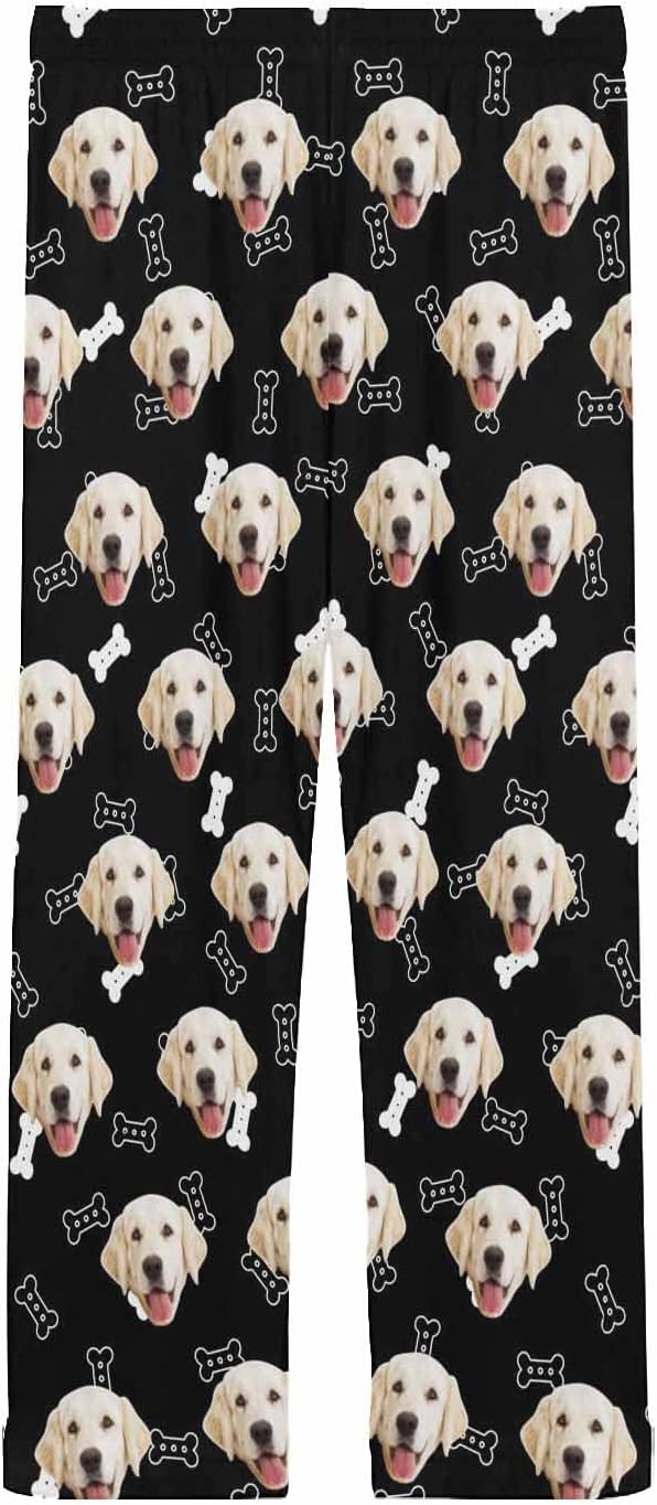 MyPupSocks Customized Face Pajamas Pants Photo Pajama Bottoms - Image 4