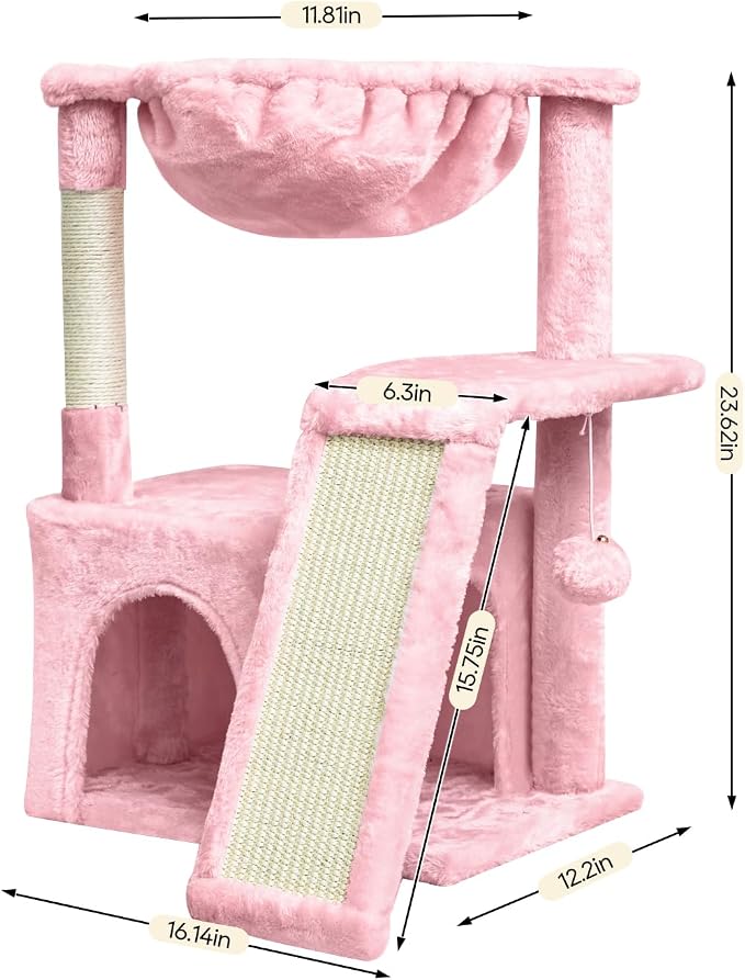 SYANDLVY Cat Tree for Indoor Cats Large Adults, Modern Activity Tower - Image 2