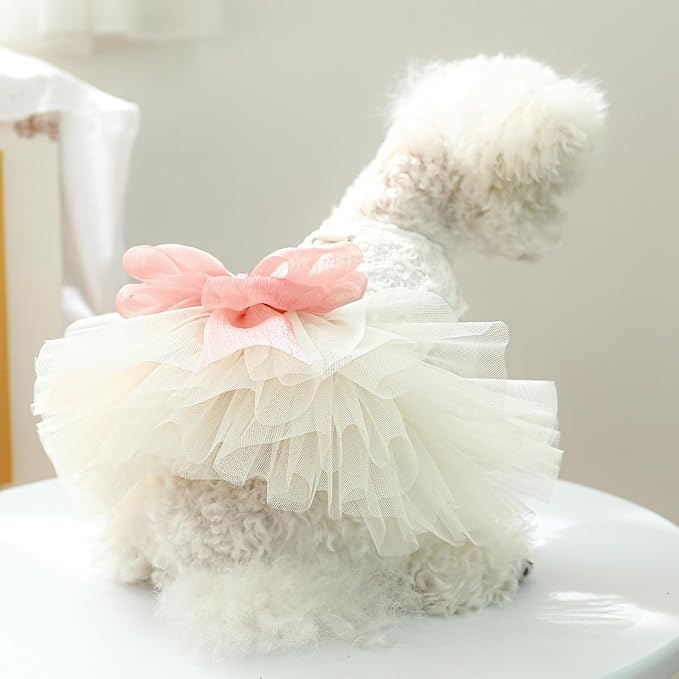 Fashion Sweet Puppy Dog Blingbling Princess Skirt Pet Dog Lace Cake Camisole - Image 7