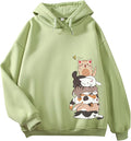 Tuislay Cute Cat Graphic Hoodies by TUISLAY
