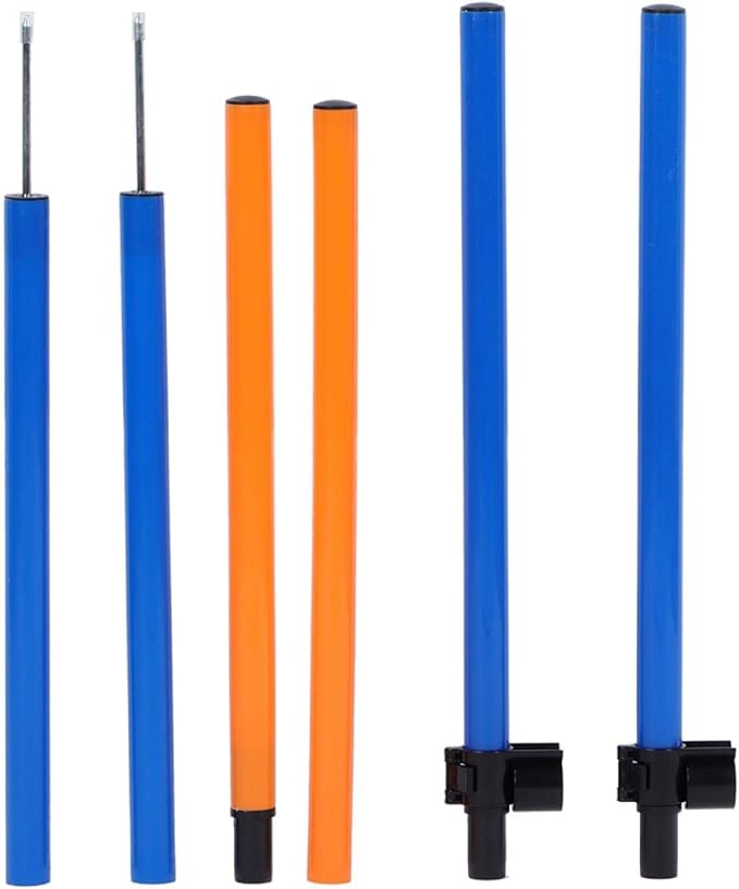 EVTSCAN Dog Agility Travel Jump Set, Obstacle Course by EVTSCAN