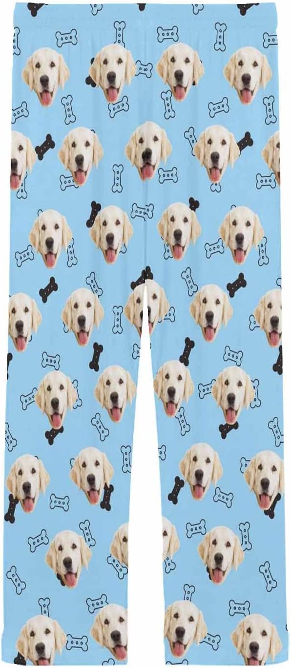 MyPupSocks Customized Face Pajamas Pants Photo Pajama Bottoms - Image 4