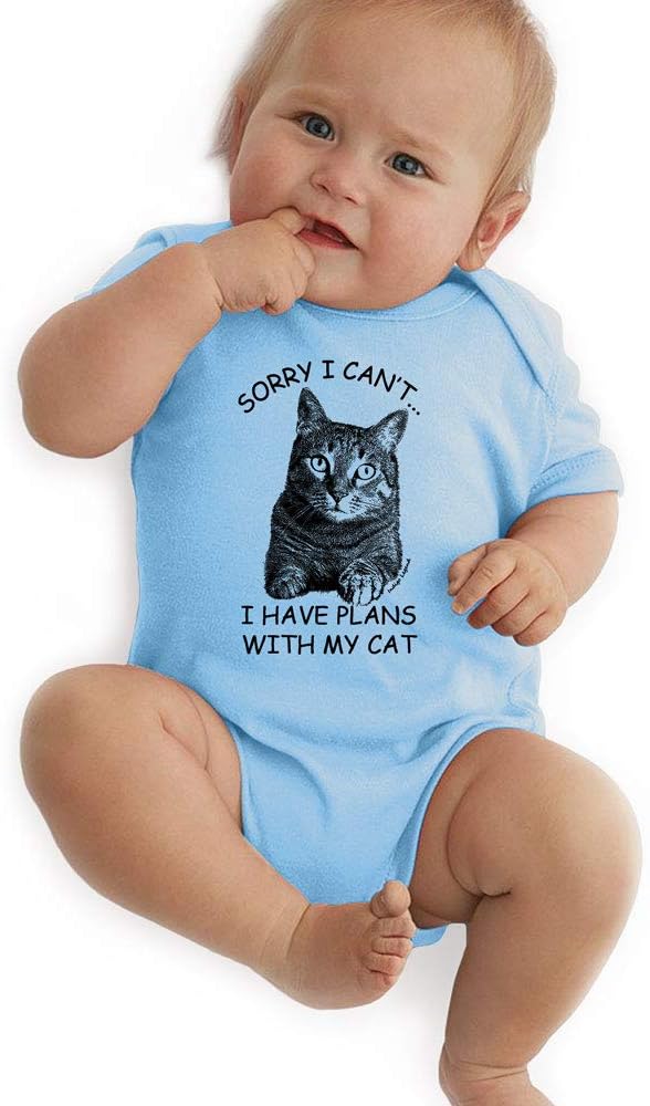 Indigo Legend Funny Cat Baby Bodysuit – Artist-Designed Print, USA-Hand - Image 2