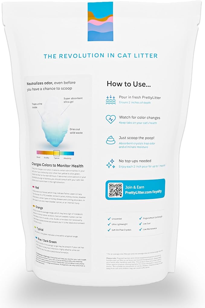 PrettyLitter Health Monitoring Cat Litter | Lightweight & Low Tracking - Image 2