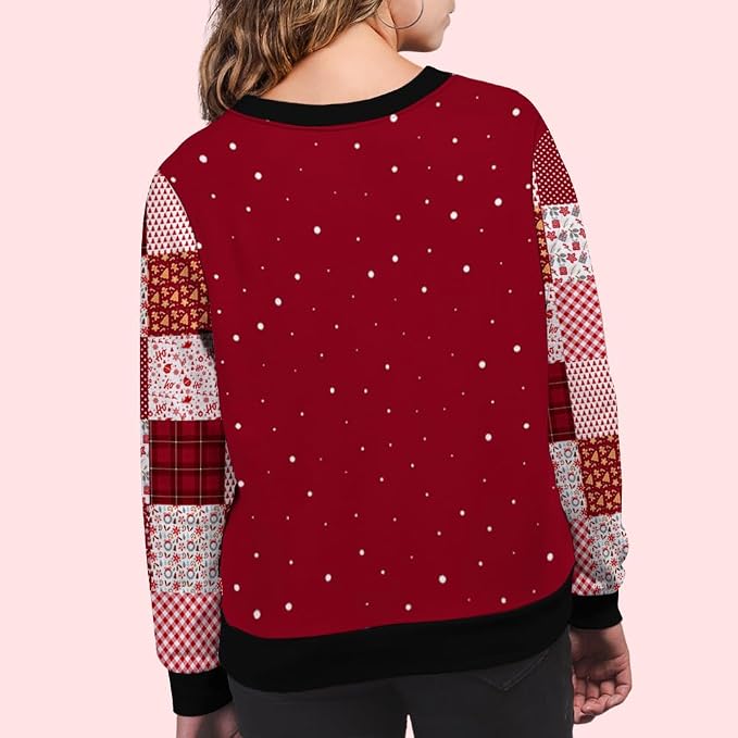 Wrappiness A Girl And Her Dog Christmas Sweatshirt - Image 4