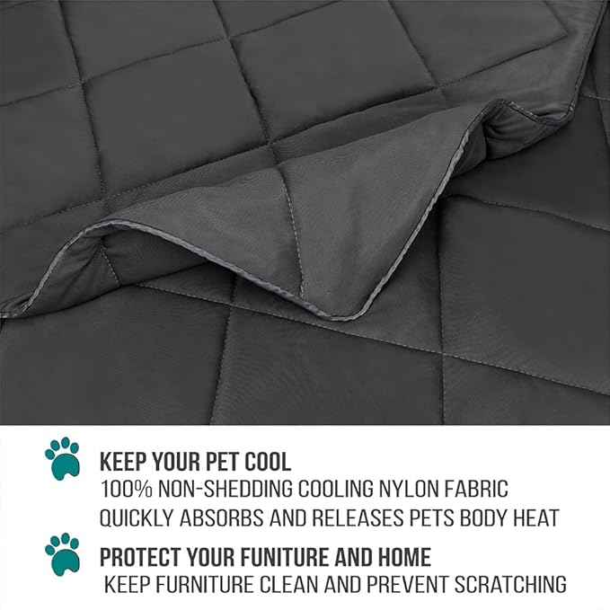 PetAmi Premium Cooling Dog Blanket | Lightweight Fluffy Pet Throw Blanket Bed - Image 4