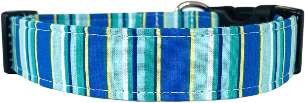 The Bailey Stripe Dog Collar by Collars+by+Design