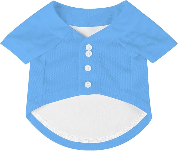 Custom Pet Dog Baseball Jersey Personalized Dog&Cat Jersey Printed Text Logo - Image 3