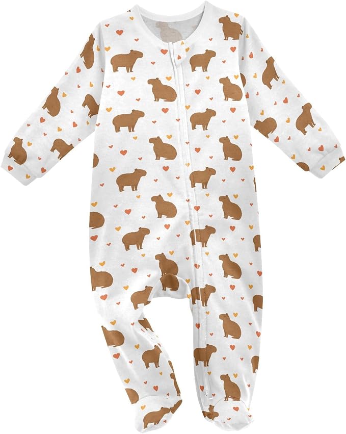 Baby Sleepers For Girl Boys Newborn Baby Play One-Piece Footies For 0-24 Months by Unknown