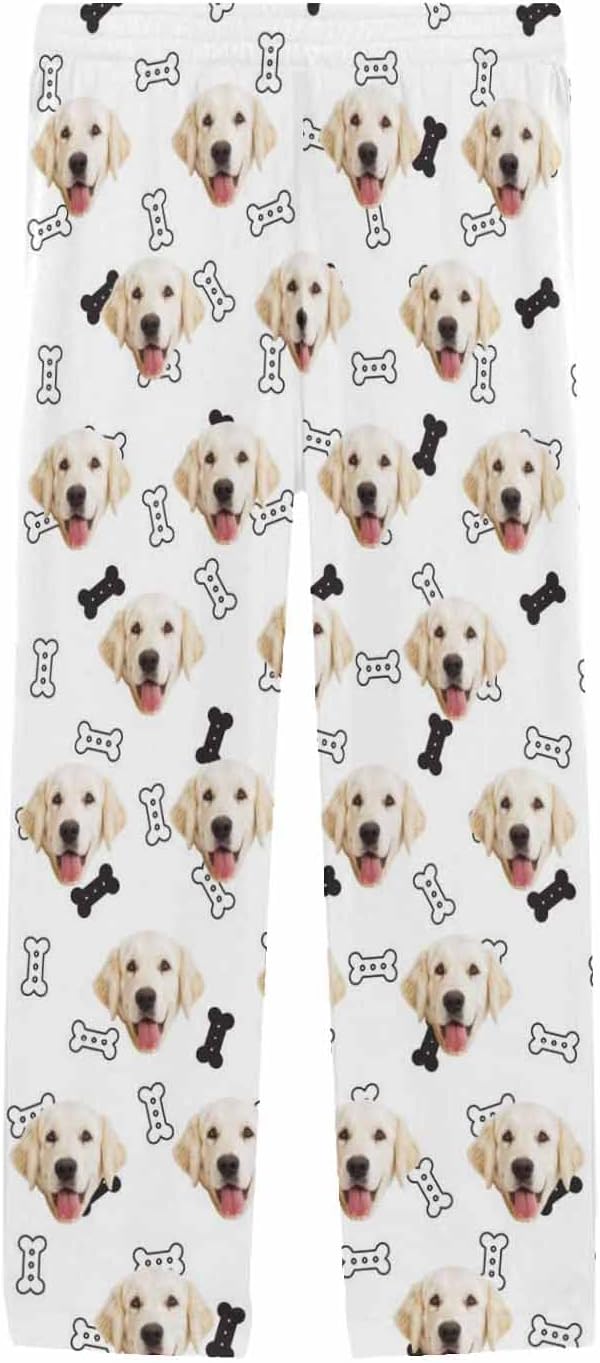 MyPupSocks Customized Face Pajamas Pants Photo Pajama Bottoms - Image 3