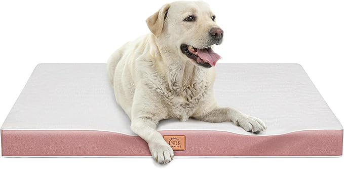 Orthopedic Dog Bed for Extra Large Dogs, Jumbo Waterproof Deluxe Plush Dog by SUNHEIR