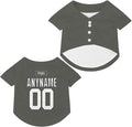 Custom Pet Dog Baseball Jersey Personalized Dog&Cat Jersey Printed Text Logo by Lonhooker