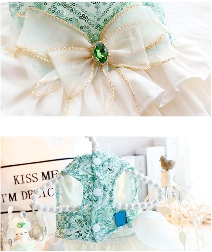 Fashion Sweet Puppy Dog Blingbling Princess Skirt Pet Dog Lace Cake Camisole - Image 7