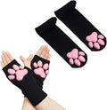 Cat Paw Thigh High Socks Golves, Cute Soft 3D Toe Beans Socks Mittens Kitten by SUPTEC%C2%AE