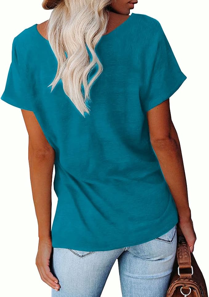 NIUBIA Women's T Shirts Summer Tops Simple Heart Graphic Shirts Sayings Short - Image 3