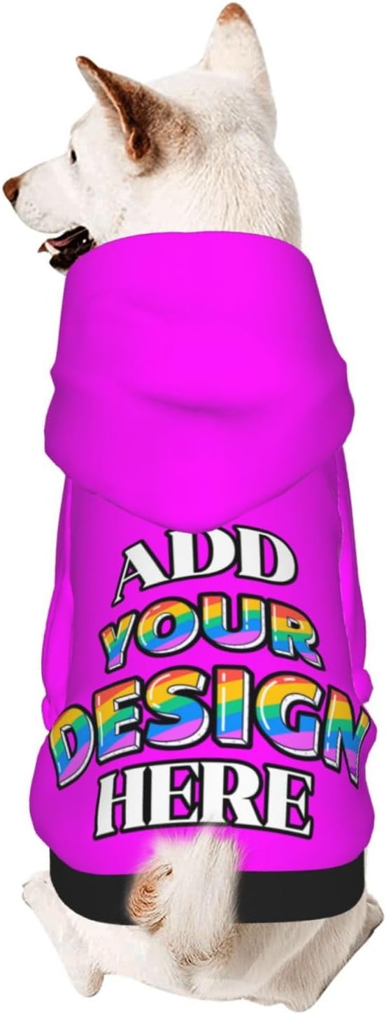 Dog Hoodie Design Your Own Personalized Pet Hoodies Small Pets Wear Shirt by Phyxara