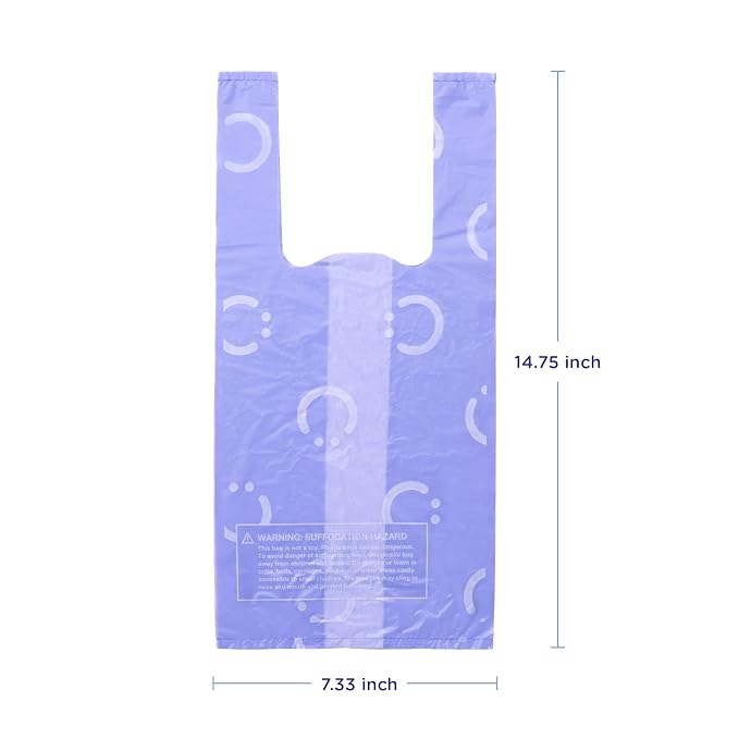 Ubbi Disposable Nappy Sacks, Lavender Scented, Easy-To-Tie Tabs, Baby Diaper - Image 2