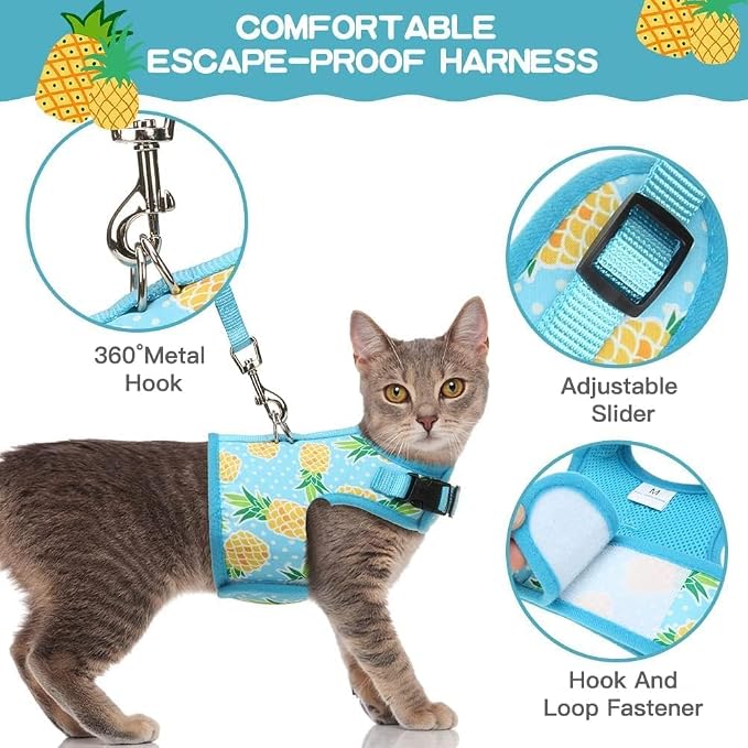 BINGPET Cat Harness with Leash Escape Proof - Image 4