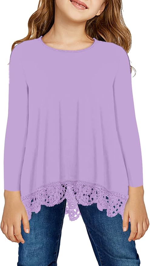storeofbaby Girls Casual Tunic Tops Short Sleeve Loose Soft Blouse T-Shirt by storeofbaby