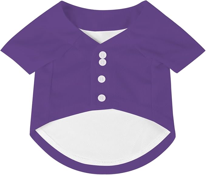 Custom Pet Dog Baseball Jersey Personalized Dog&Cat Jersey Printed Text Logo - Image 3