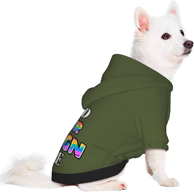 Personalized Dog Hoodie Custom Hooded Pet Warm Pullover Sweatshirt - Image 2
