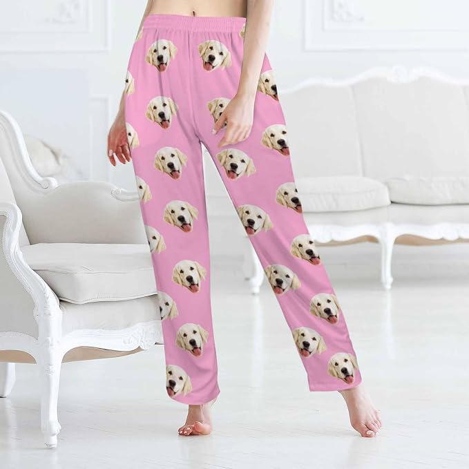 Custom Pajama Pants Women Personalized Face Pajamas Bottom Couple Pajama Pants - Image 5