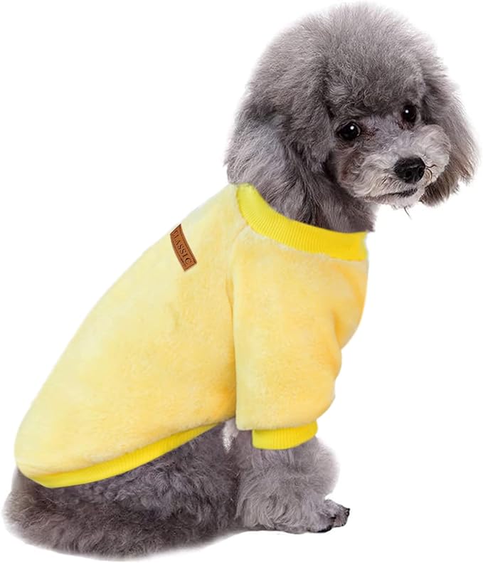 Jecikelon Pet Dog Clothes Dog Sweater Soft Thickening Warm Pup Dogs Shirt by Jecikelon