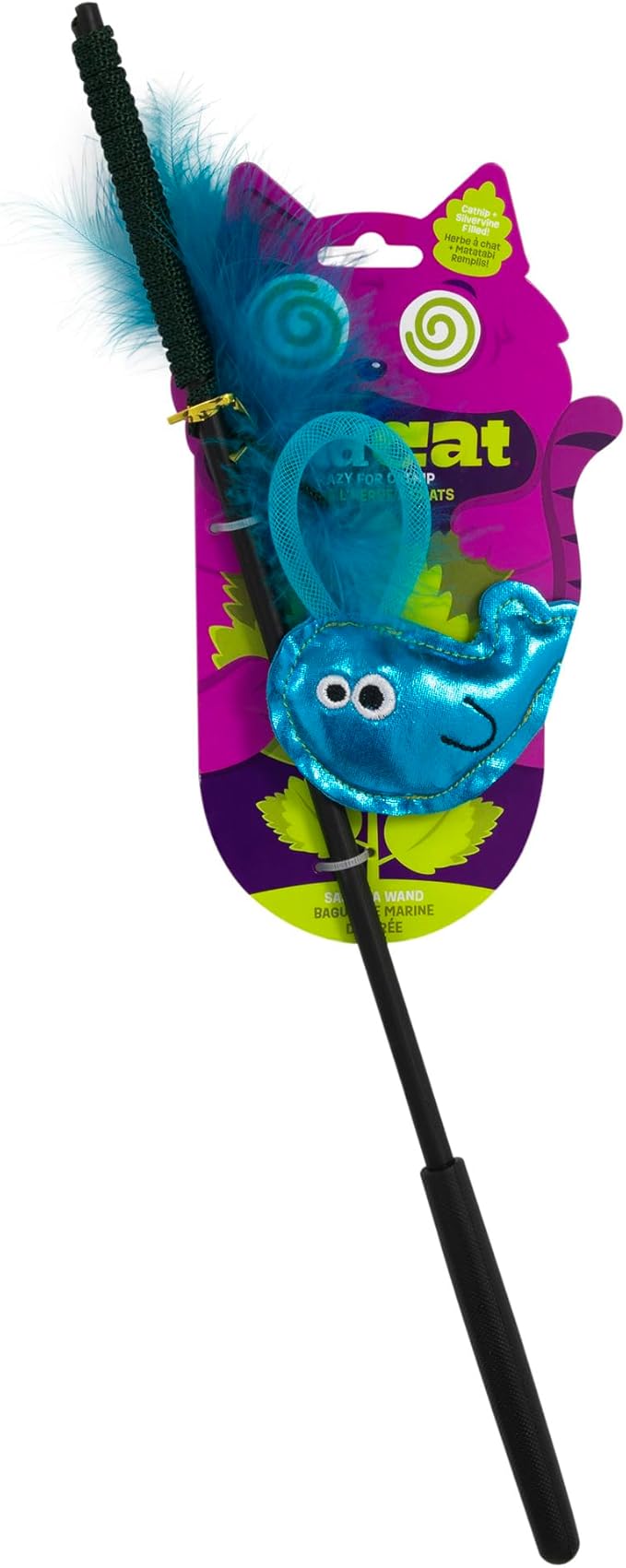 Mad Cat SAS-Sea Wand Catnip and Silvervine Teaser Cat Toy, by Unknown