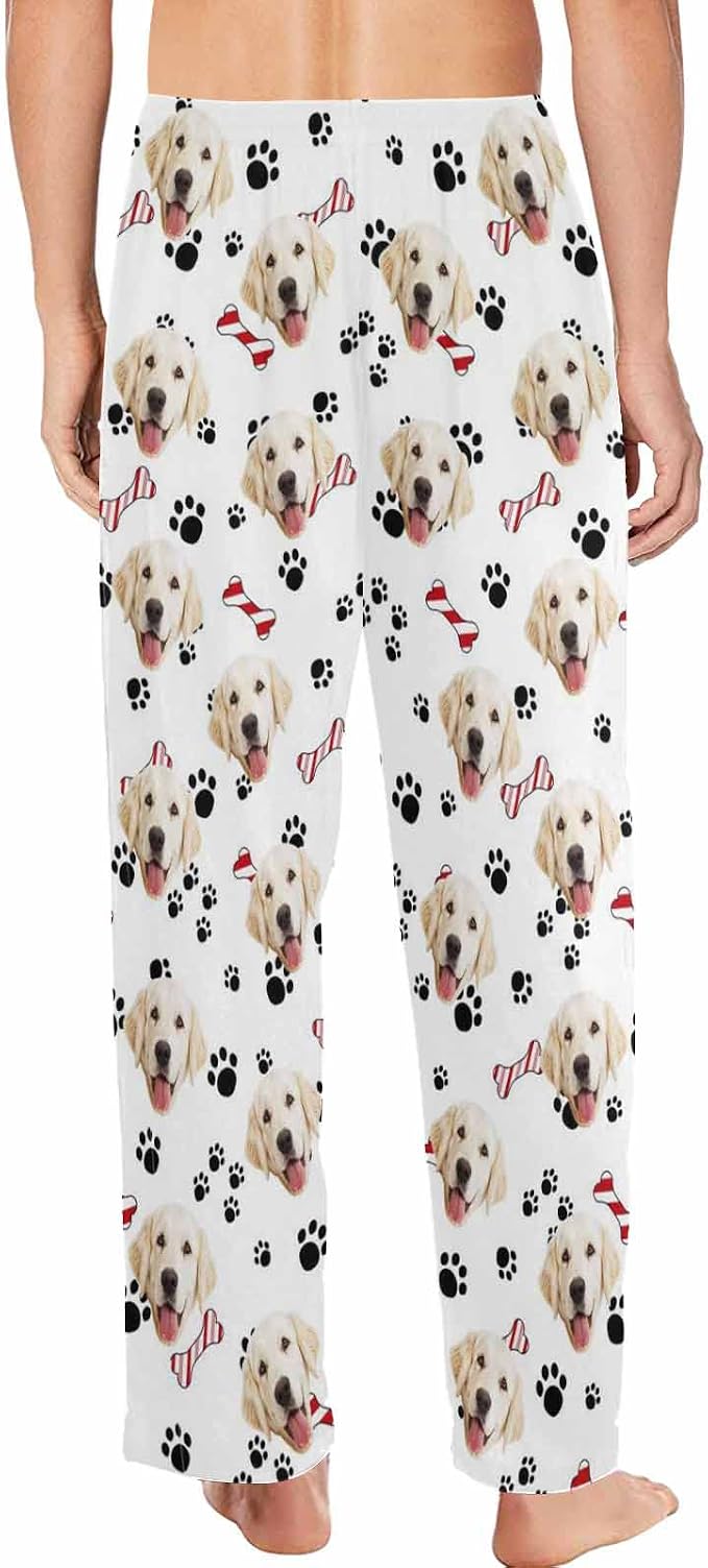 MyPupSocks Custom Pet Face Pajamas Pants Photo Pajama Bottoms - Image 2