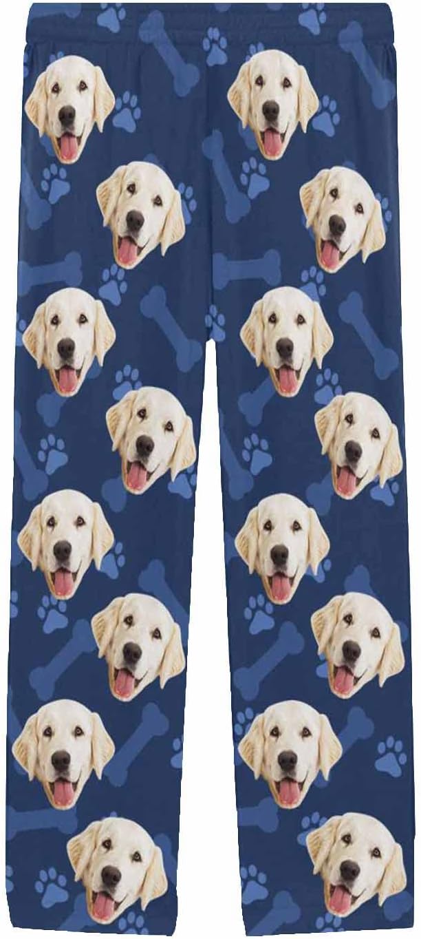 MyPupSocks Customized Face Pajamas Pants Photo Pajama Bottoms - Image 3
