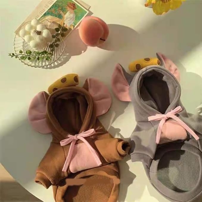 Dog Hoodies Cat Clothes Autumn Winter Sweatshirts Teddy Bulldog Bulldog - Image 3