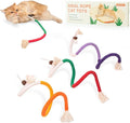 Cat Toys Chew Ropes, Safe Teeth Cleaning Toy by Gochanmon