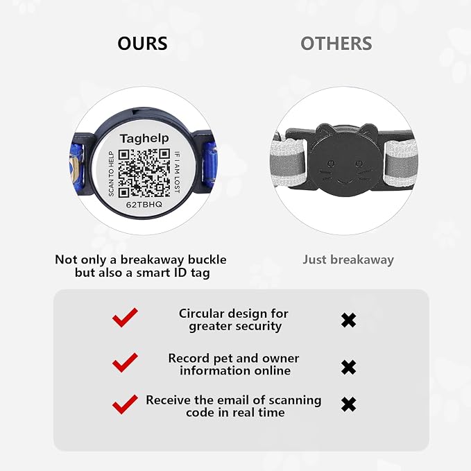 3 Pack Airtag Cat Collar, Breakaway Cat Airtag Collar - Image 6