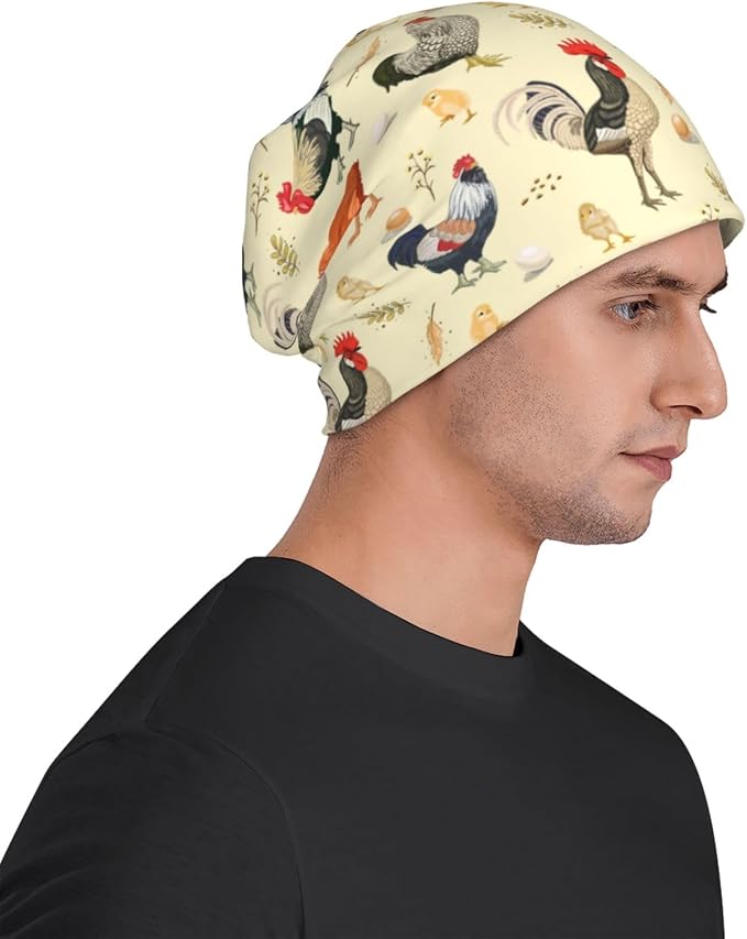 Beanie Hat Skull Cap Chemo Hat Slouchy Cap Headwear Stretch Knitted Hats - Image 9