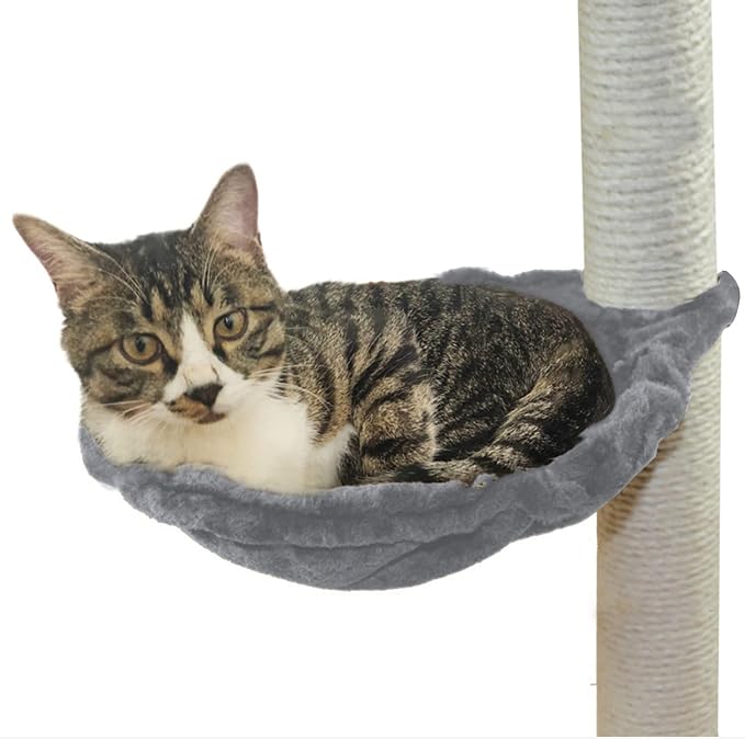 SHENGOCASE 14.6" Grey Nest Basket Lounger Hammock Bed - Image 4