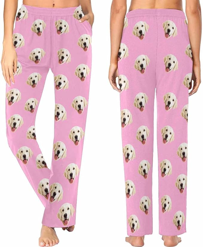 MyPupSocks Custom Face Pajama Pant Christma Pajama Bottoms Personalized Pajama - Image 5