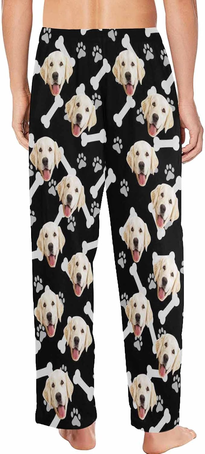 MyPupSocks Customized Face Pajamas Pants Photo Pajama Bottoms - Image 2