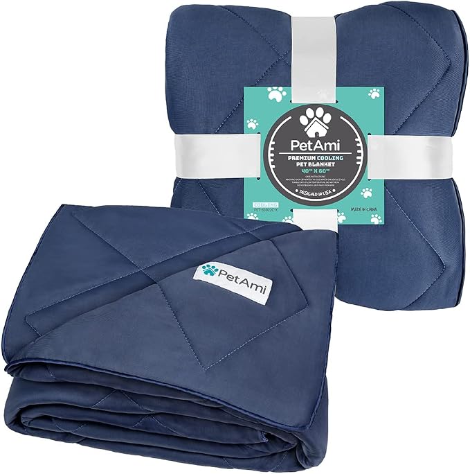PetAmi Premium Cooling Dog Blanket | Lightweight Fluffy Pet Throw Blanket Bed - Image 6
