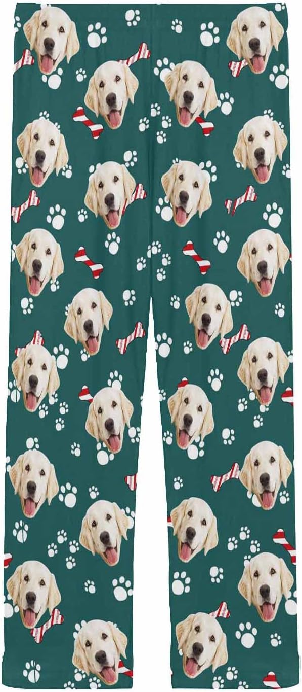 MyPupSocks Custom Pet Face Pajamas Pants Photo Pajama Bottoms - Image 4