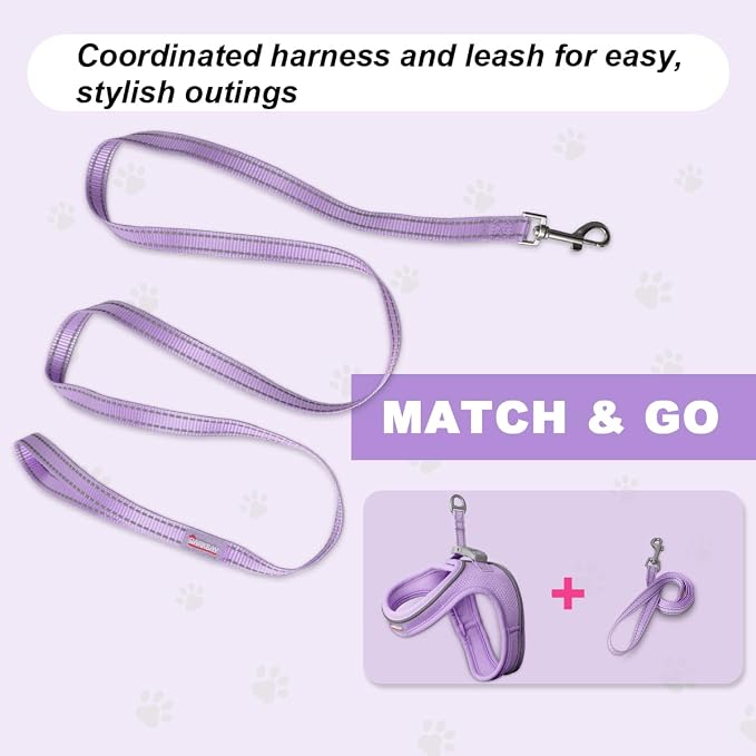 Cat Harness and Leash Set, Escape Proof Kitten Harness, Step in Adjustable Soft - Image 8