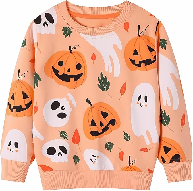 RETSUGO Toddler Baby Girls Sweatshirts Casual Pullover Crewneck Winter Long by RETSUGO