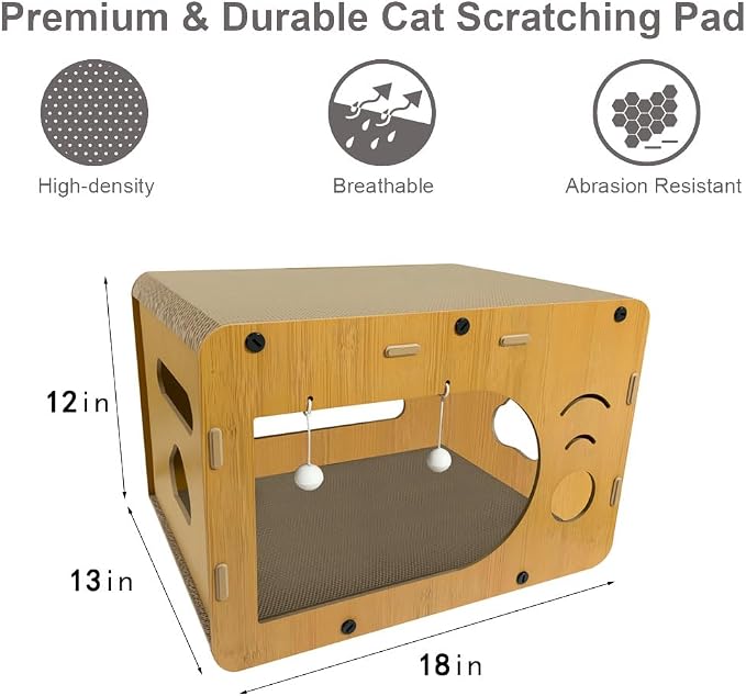 cat scratchers for Indoor, Large Size, Furniture-Protecting Scratch Pad - Image 2