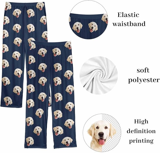 Custom Couple Pajama Pants Sock - Image 5