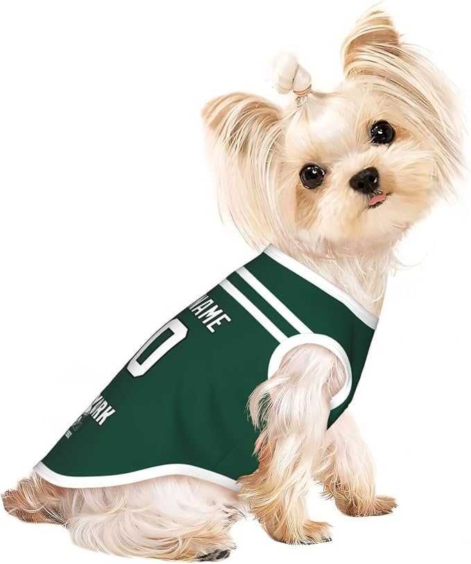 New York Dog Clothes Jersey Pet Jersey Customized Any Name & Number S-5XL - Image 3