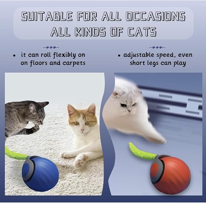 2 Packs Speediest Tail 2.0 Cat Toy, Interactive CatToy, CatToys - Image 7